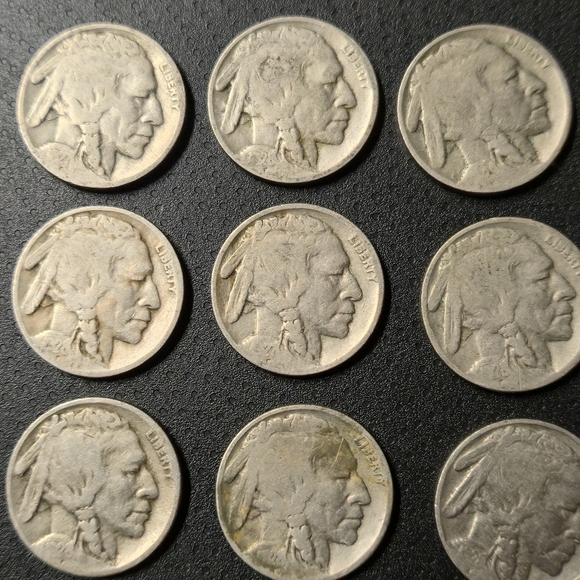 🦬 20 Vintage Buffalo Nickels - Picture 2 of 6